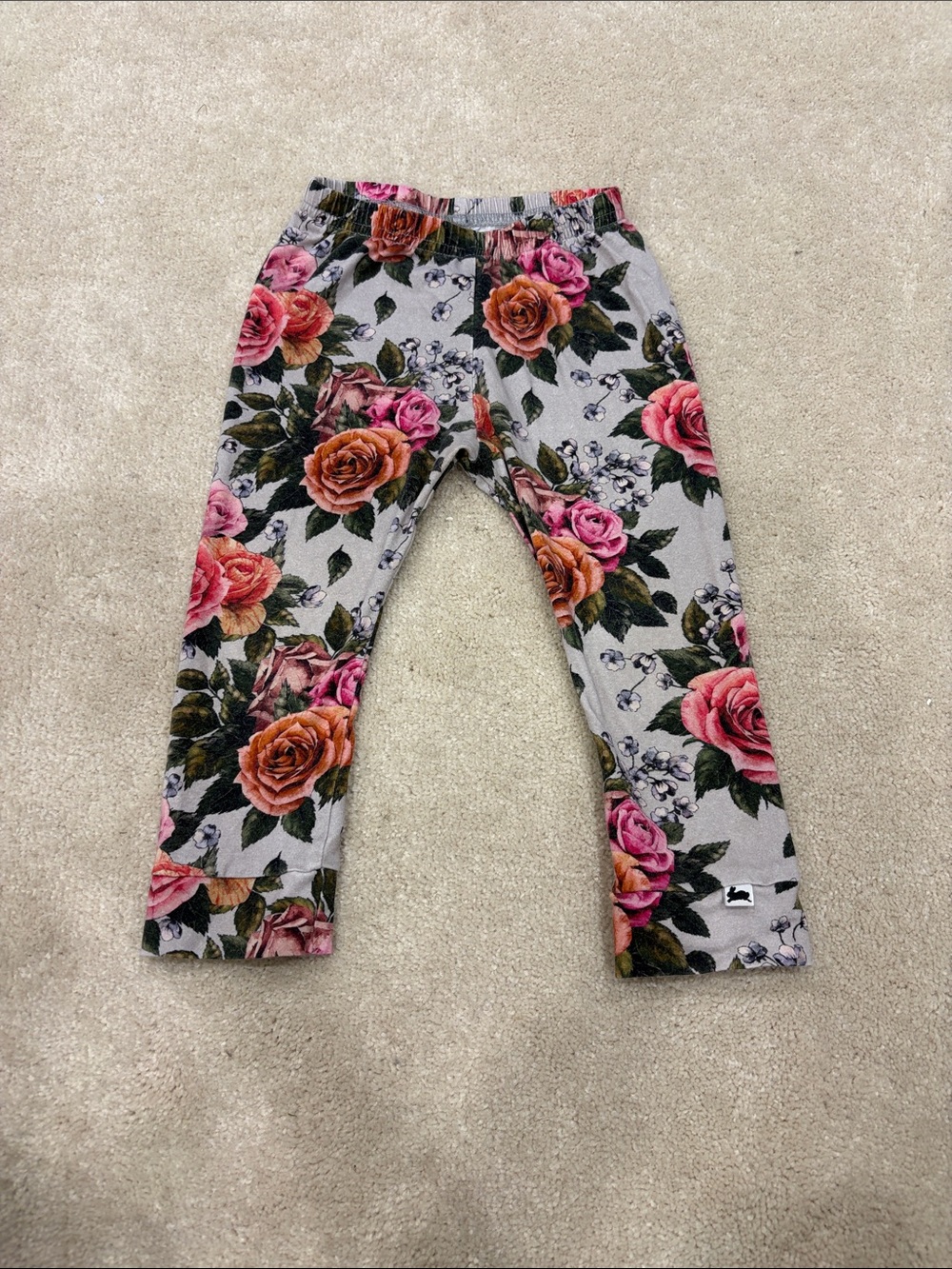 Little and Lively Floral Leggings